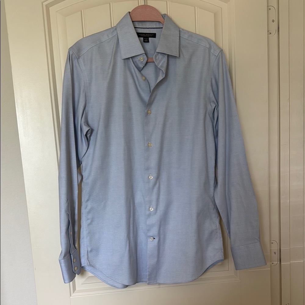 Banana Republic Blue Dress Shirt Classic Cotton
